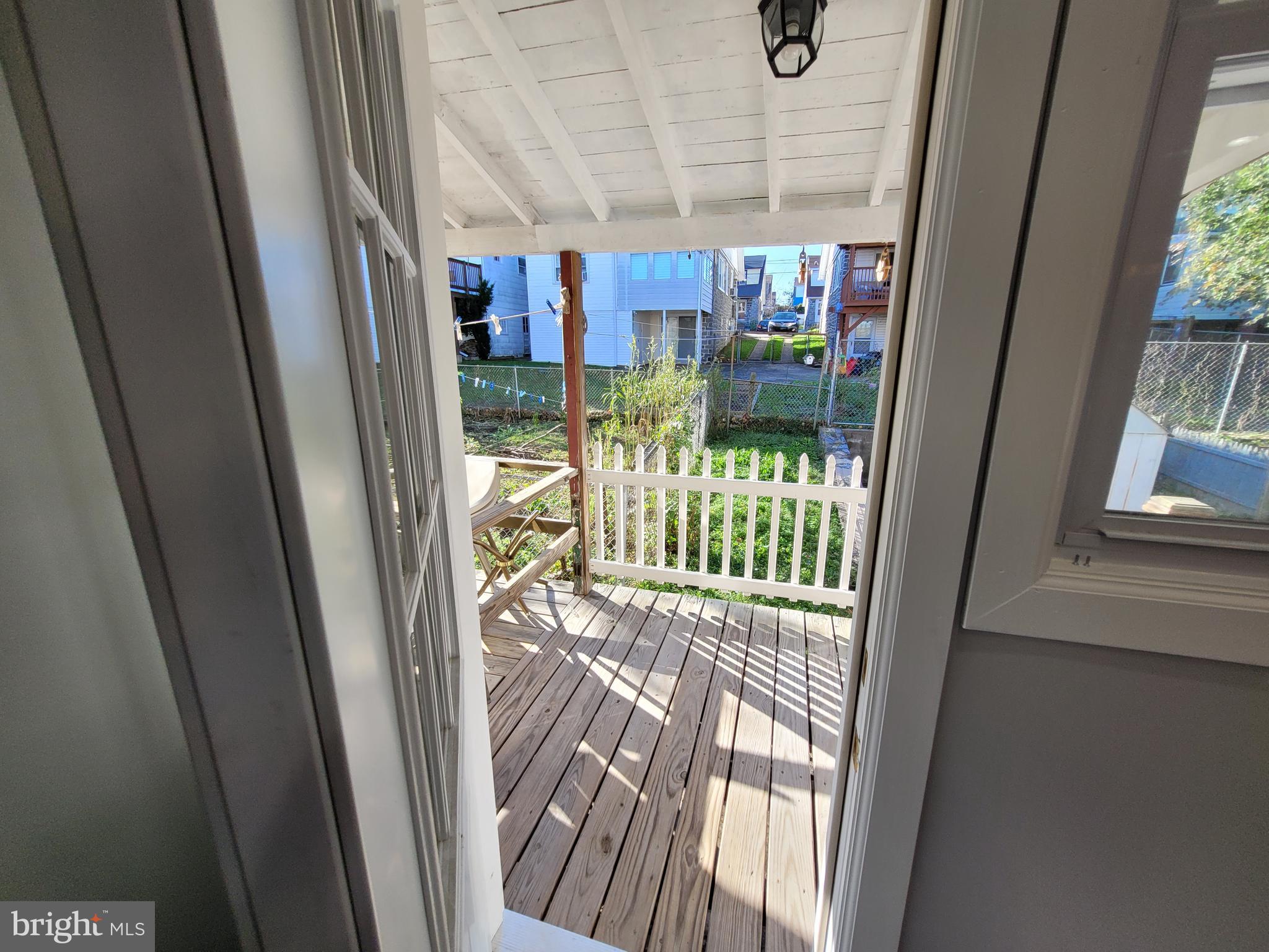 106 Harvin Road Upper Darby, PA 19082 - Photo 14 of 35 Kitchen view of Deck