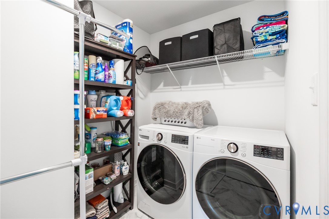 11309 Benton Pointe Way Chester, VA 23831 - Photo 26 of 32 a utility room with dryer and washer