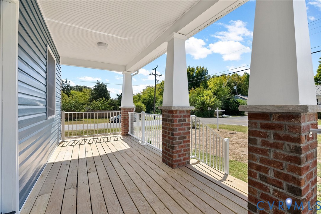 2768 Venter Road Aylett, VA 23009 - Photo 31 of 31 a view of balcony with wooden floor
