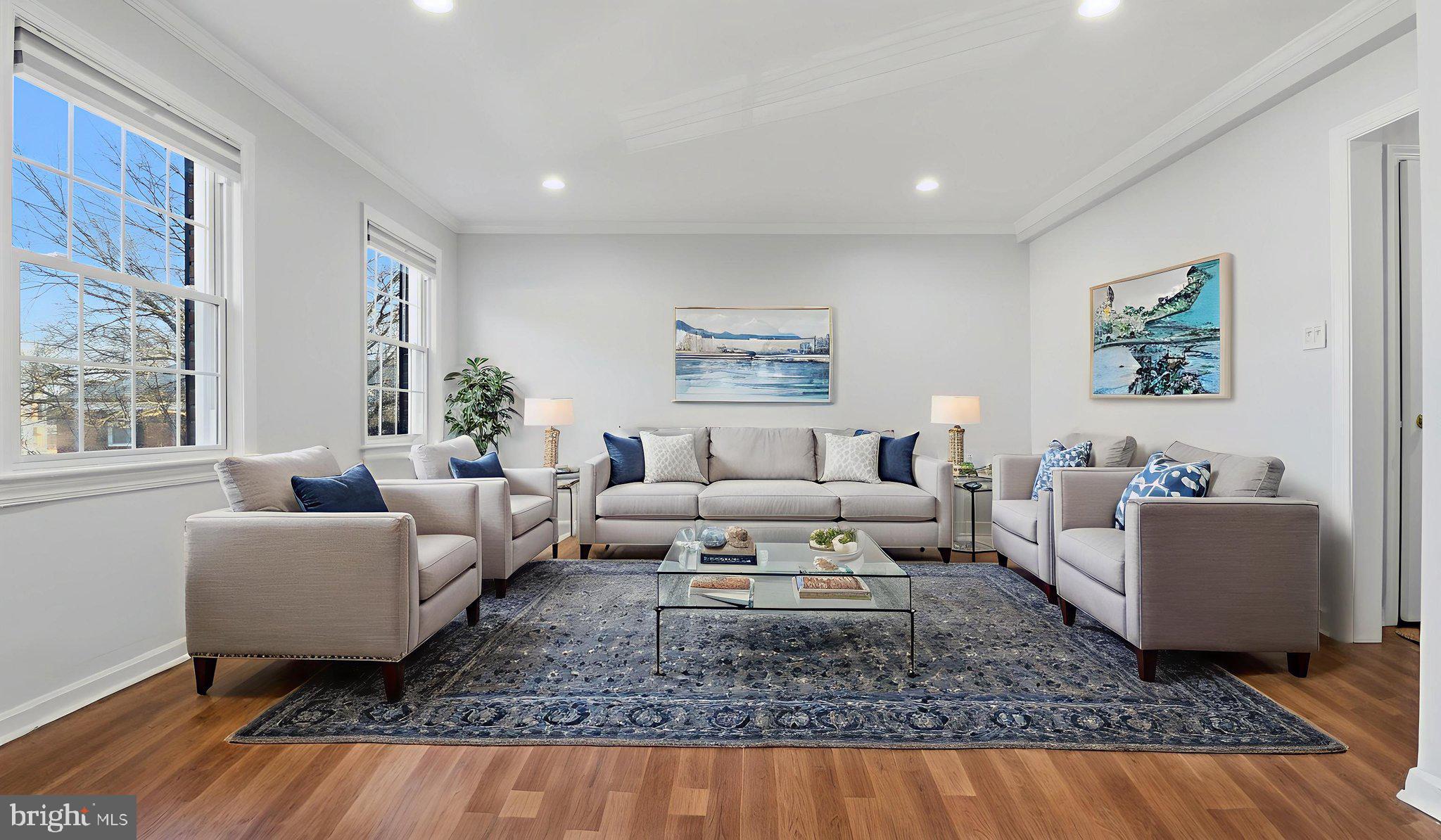 5100 Columbia Pike, Unit 1 Arlington, VA 22204 - Photo 8 of 40 a living room with furniture and a rug