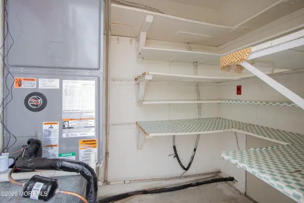 a view of storage and utility room