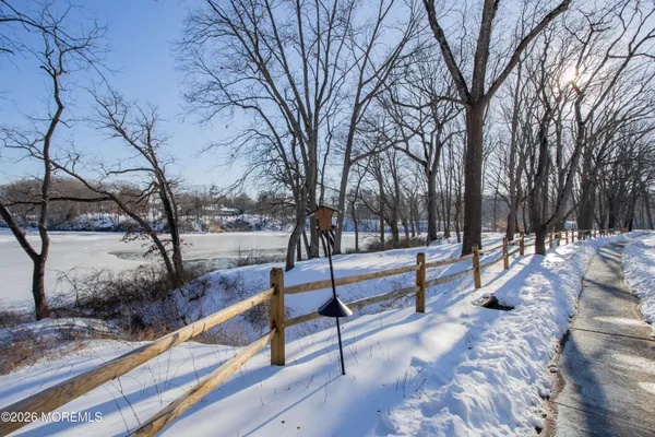a view of outdoor space with seating
