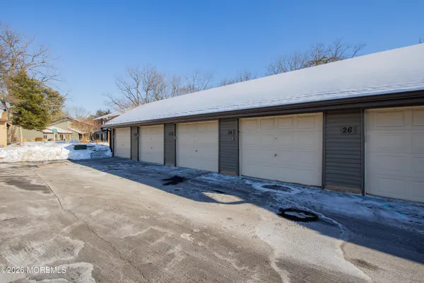 a view of backyard of house