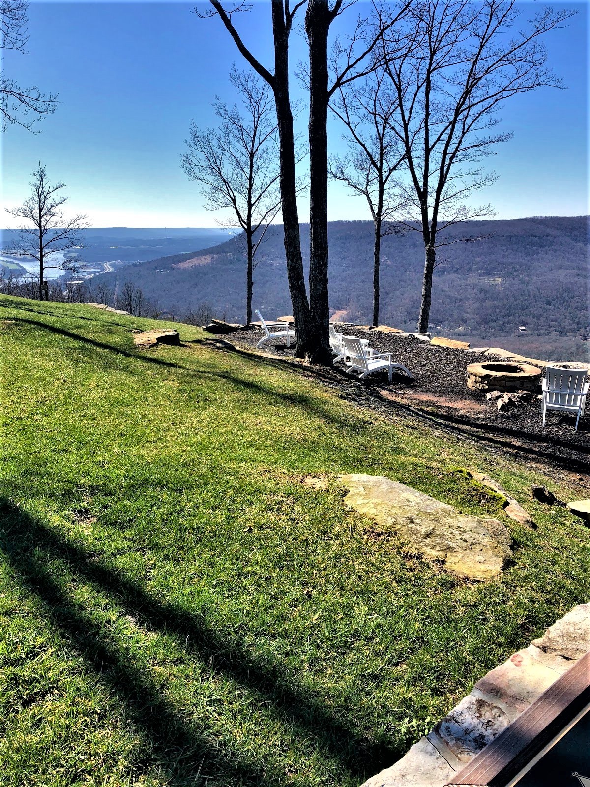 0 River Bluffs Drive Jasper, TN 37347 - Photo 12 of 26 a view of a backyard with table and chairs under an umbrella