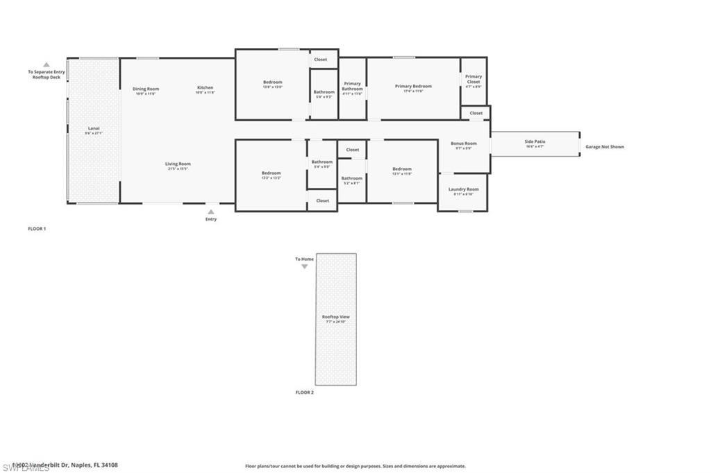 10002 Vanderbilt Drive Naples, FL 34108 - Photo 41 of 42 Floor plan