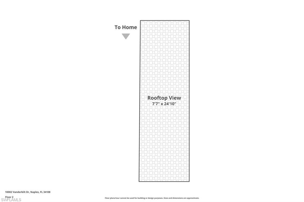 10002 Vanderbilt Drive Naples, FL 34108 - Photo 42 of 42 Rooftop view floor plan.