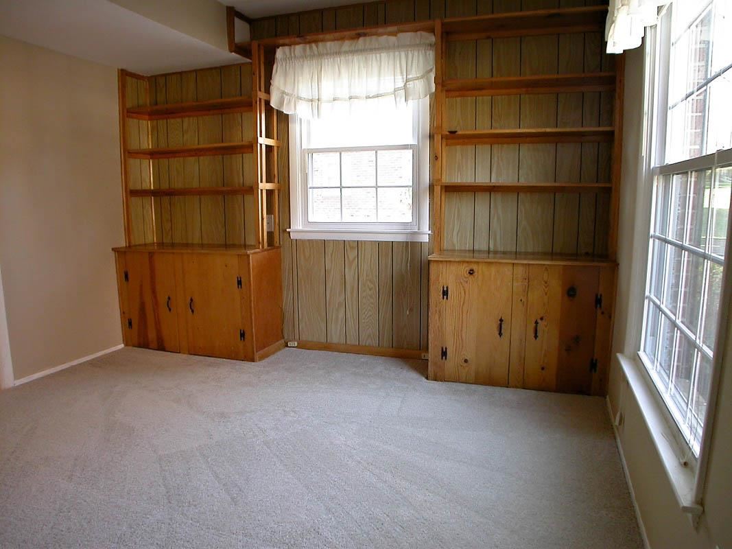 524 Harvard Street Raleigh, NC 27609 - Photo 11 of 25 This could either be a study with those built ins. or a 4th bedroom. This room does have a closet