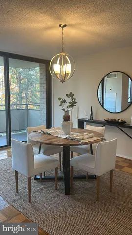 a view of a hallway with a couch