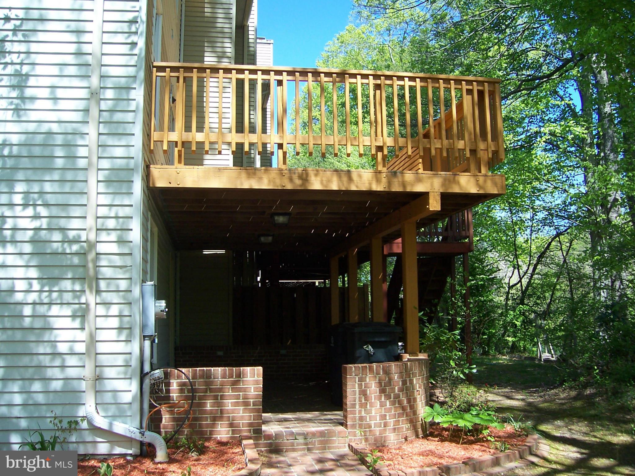 14621 Colonels Choice Road Upper Marlboro, MD 20772 - Photo 18 of 25 a view of balcony and patio