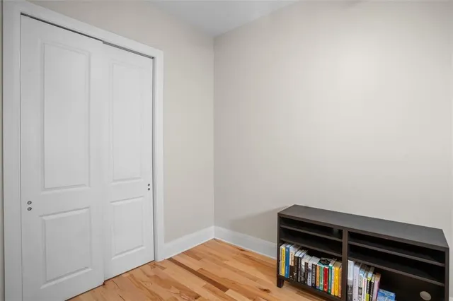 a view of a workspace with furniture