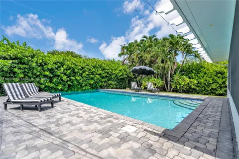 a view of a chairs in a patio