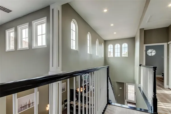 a view of an entryway of a house