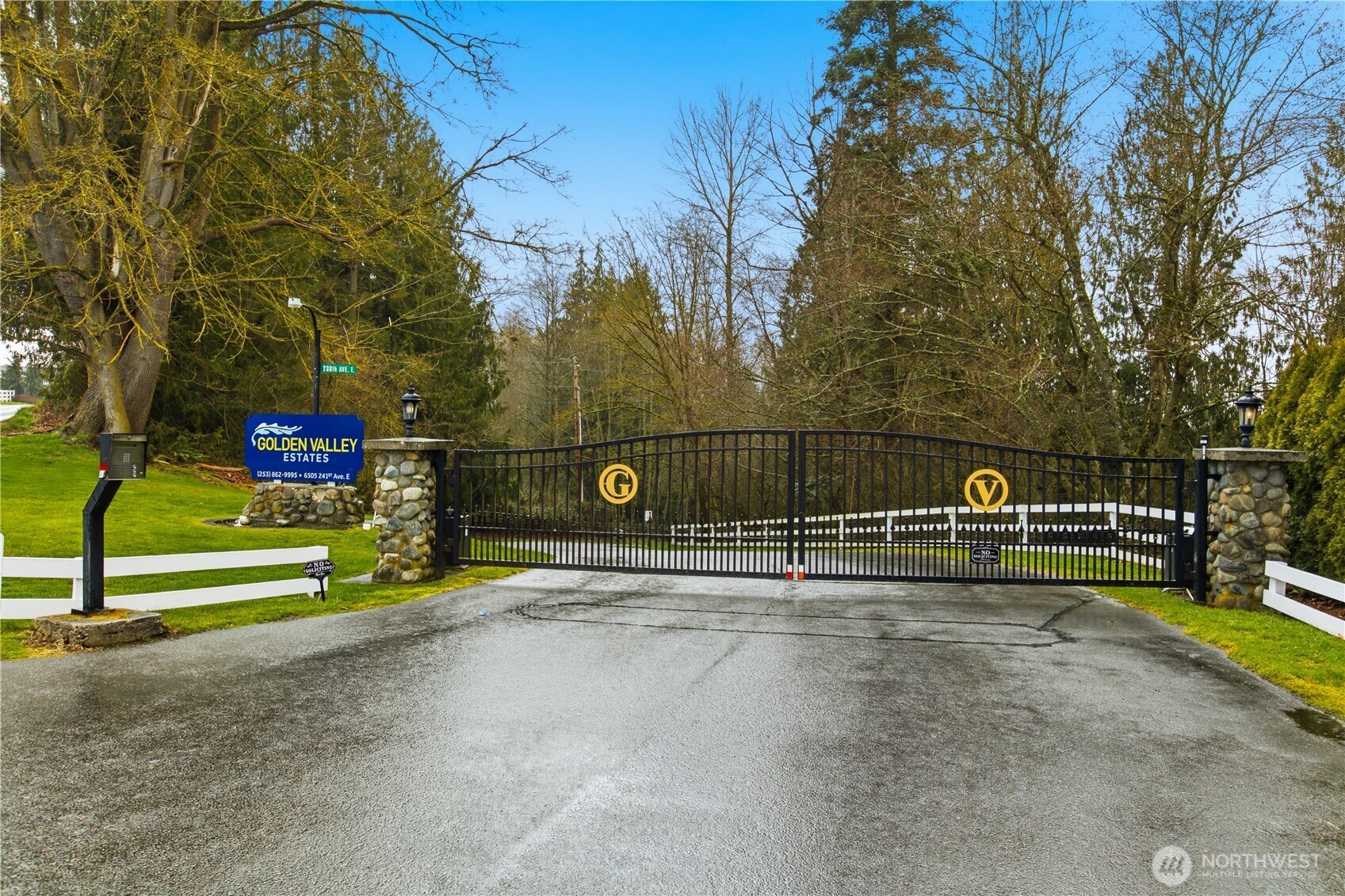 24319 68th Street East, Unit 84 Buckley, WA 98321 - Photo 35 of 40 a view of street with tall trees