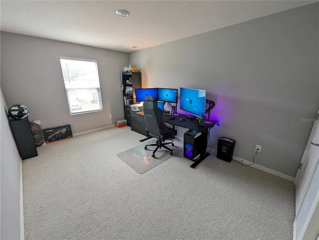 a view of a room with toys