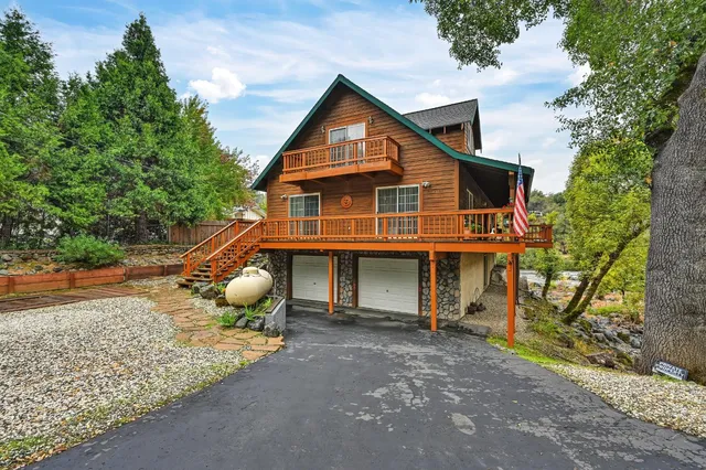 a view of outdoor space with wooden deck
