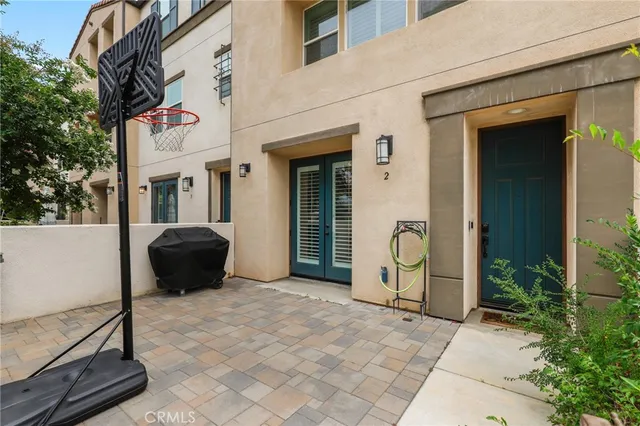 a view of a entryway door front of house