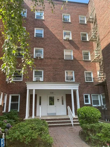 front view of a brick house