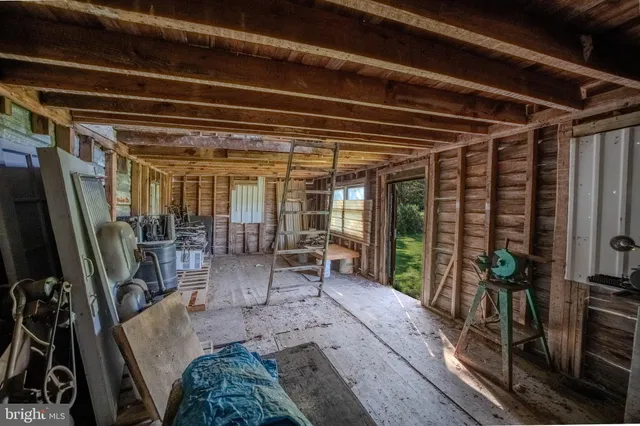 a close view of utility room