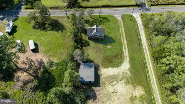 an aerial view of swimming pool