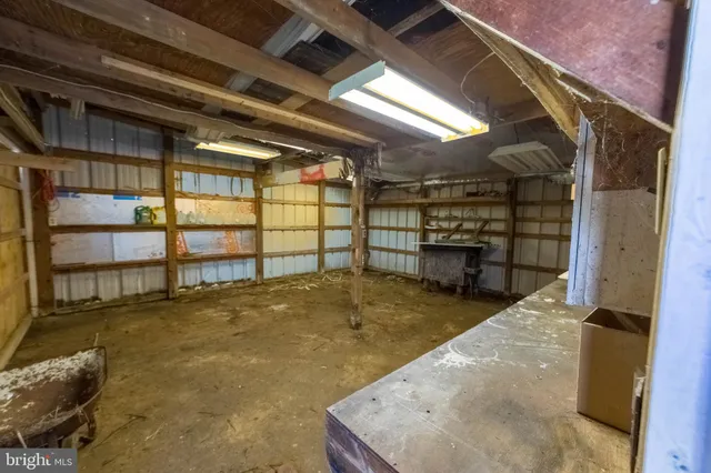 a view of storage and utility room