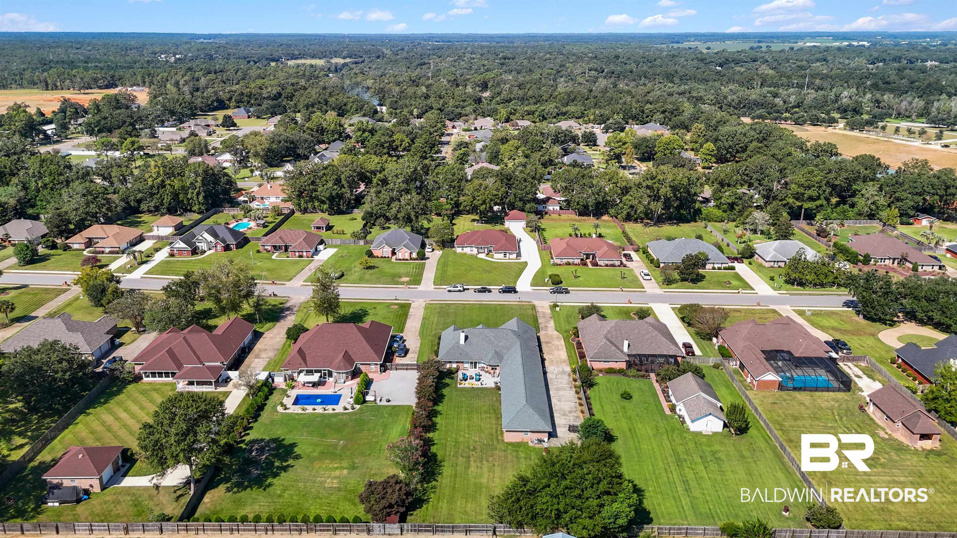 12664 Hunters Chase Foley, AL 36535 - Photo 6 of 62 Aerial overview of property's location featuring nearby suburban area