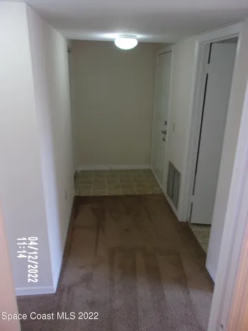 a backyard of a house with lots of green space and plants