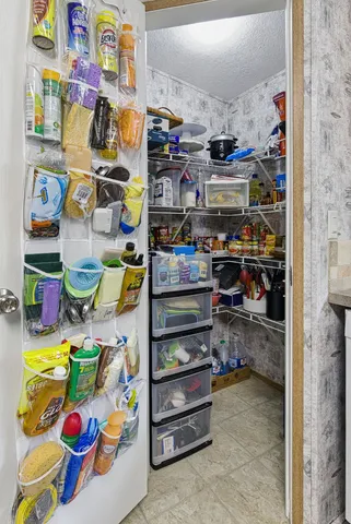 a view of storage and utility room