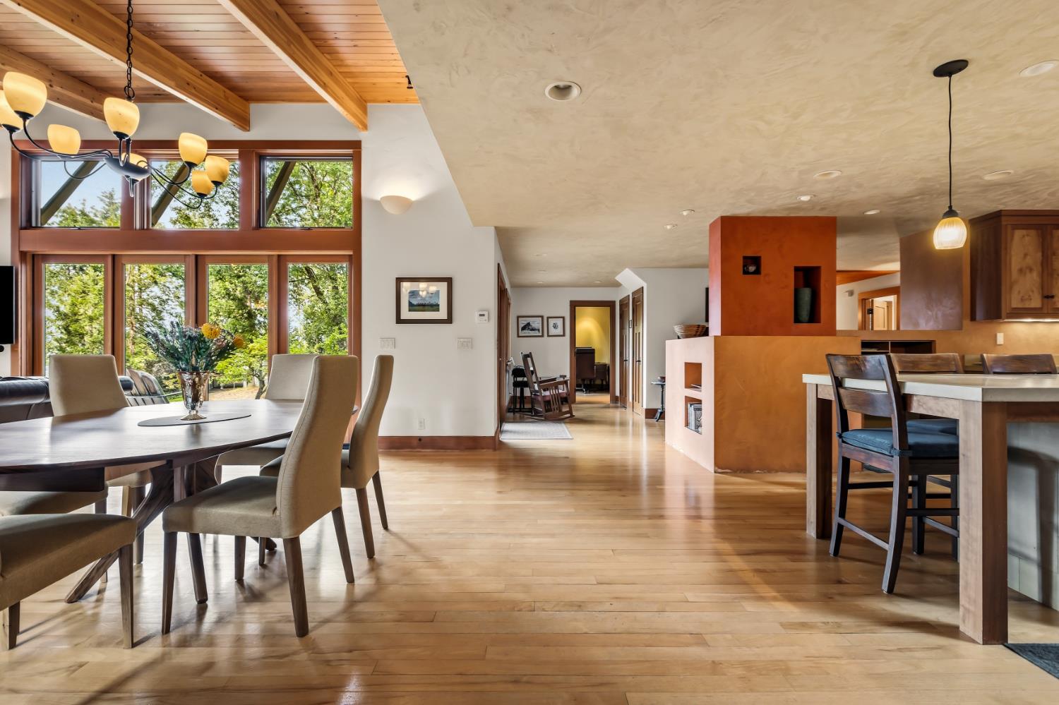 12278 Cement Hill Road Nevada City, CA 95959 - Photo 19 of 61 a dining room with furniture and window