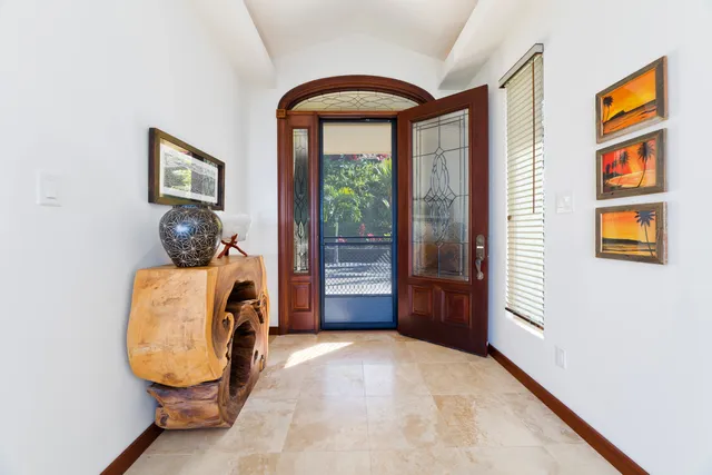 a view of a entryway door of the house