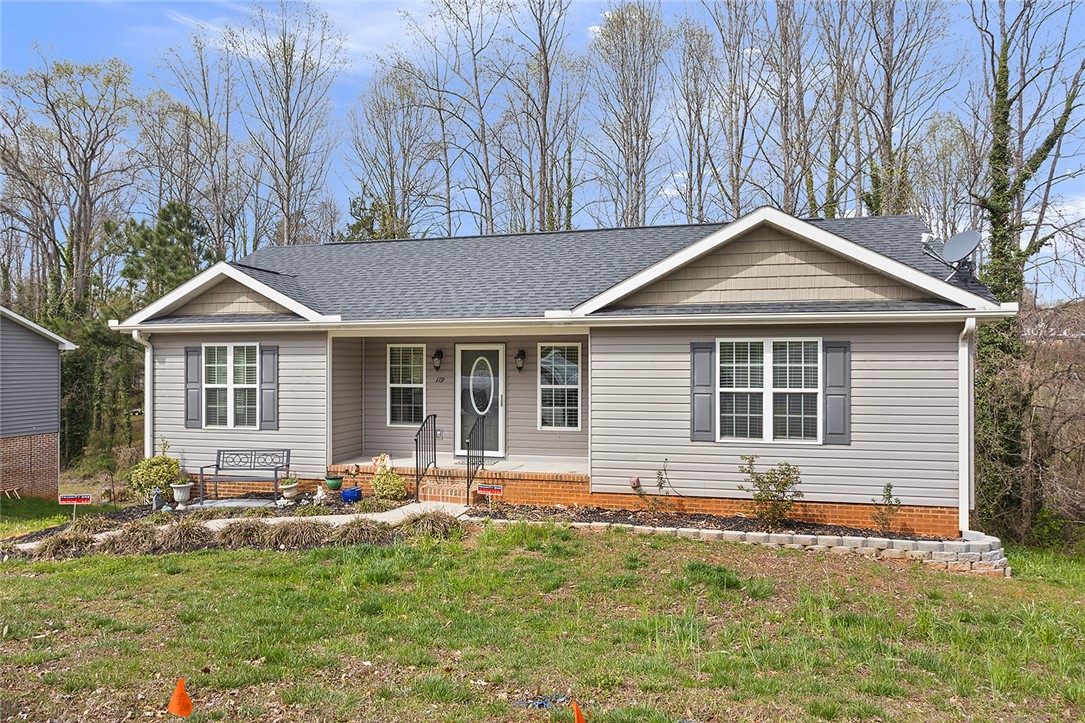 119 Nicholas Court Easley, SC 29640 - Photo 33 of 33 This charming residence features a well-maintained exterior and inviting front porch.