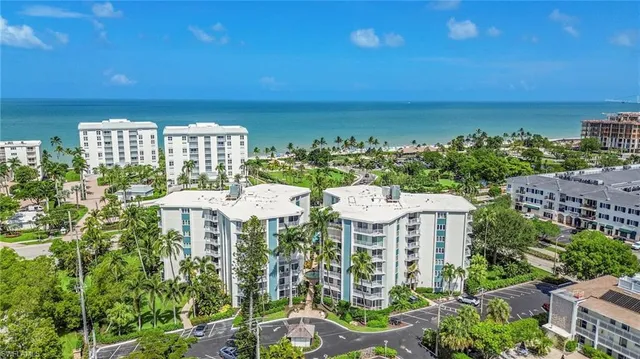 a view of a city with tall buildings