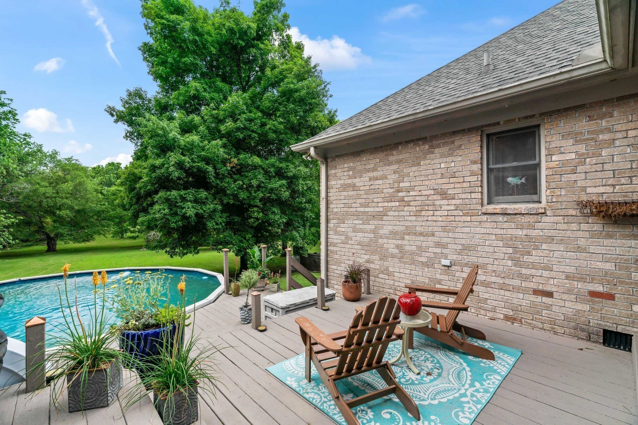5544 South New Hope Road Hermitage, TN 37076 - Photo 42 of 62 a balcony with furniture and garden view