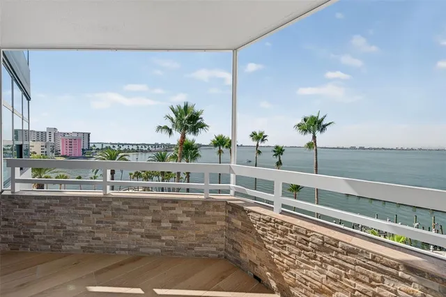 a close view of a refrigerator in kitchen and counter top