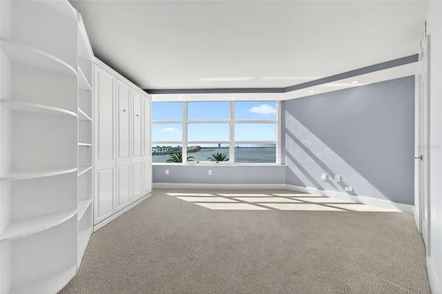 a view of a city with tall buildings