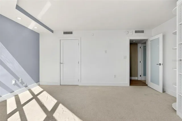 a view of a city and ocean view