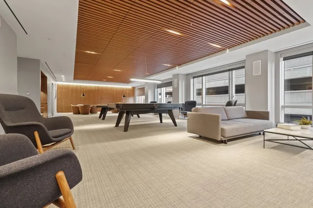 a room with table tennis table