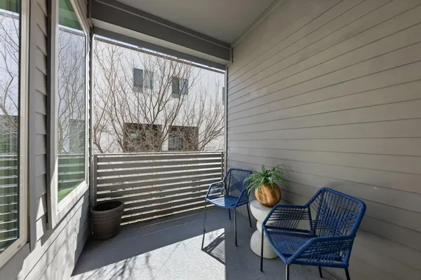 a view of sitting area in balcony