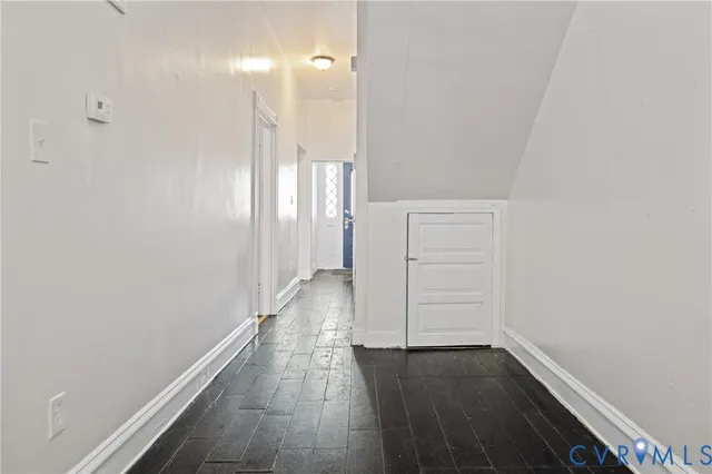 wooden floor in an empty room