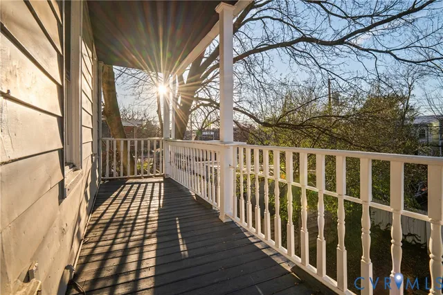 a view of a wooden floor