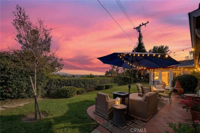 a view of a lake with a house