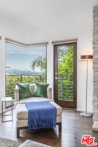 a city view from the balcony