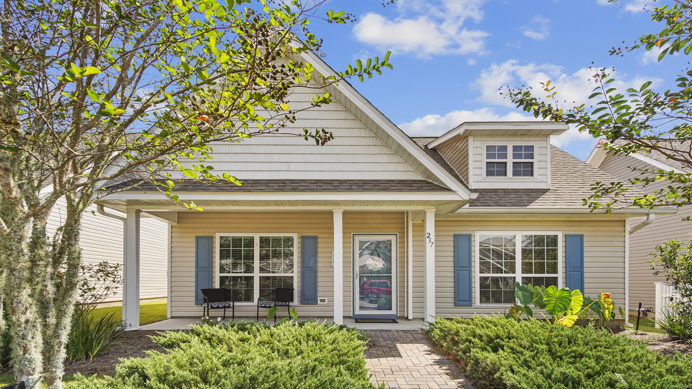 front view of a house