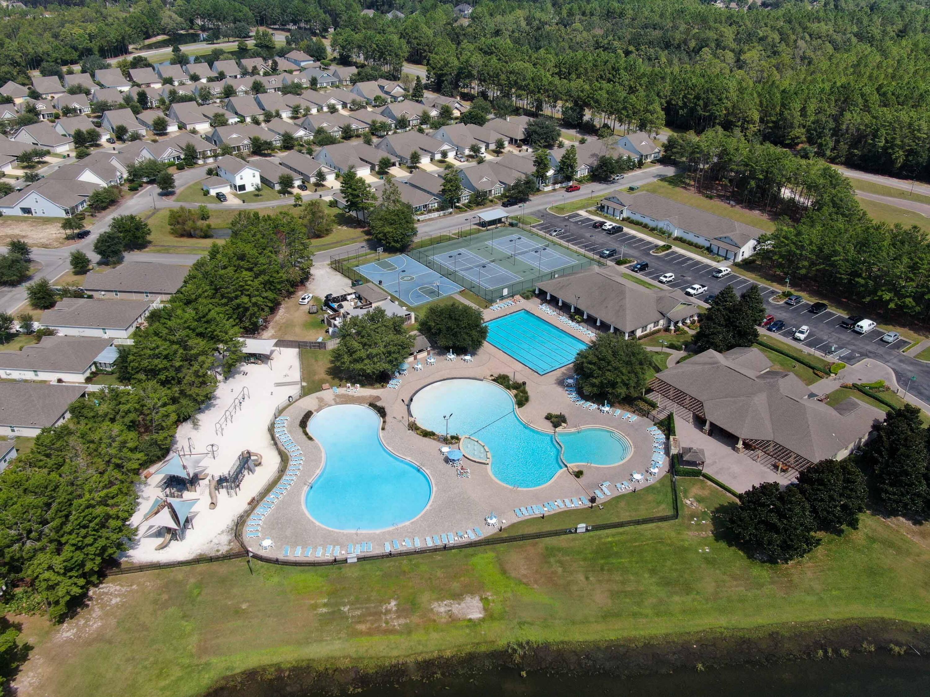 237 Nelly Street Freeport, FL 32439 - Photo 23 of 42 an aerial view of residential houses with outdoor space
