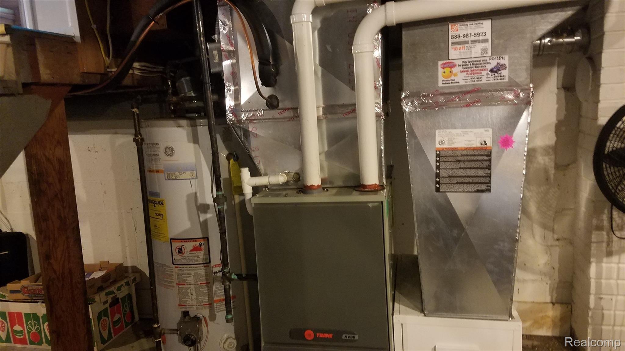 10486 West Mount Morris Road Flushing, MI 48433 - Photo 37 of 43 Newer Furnace and water heater