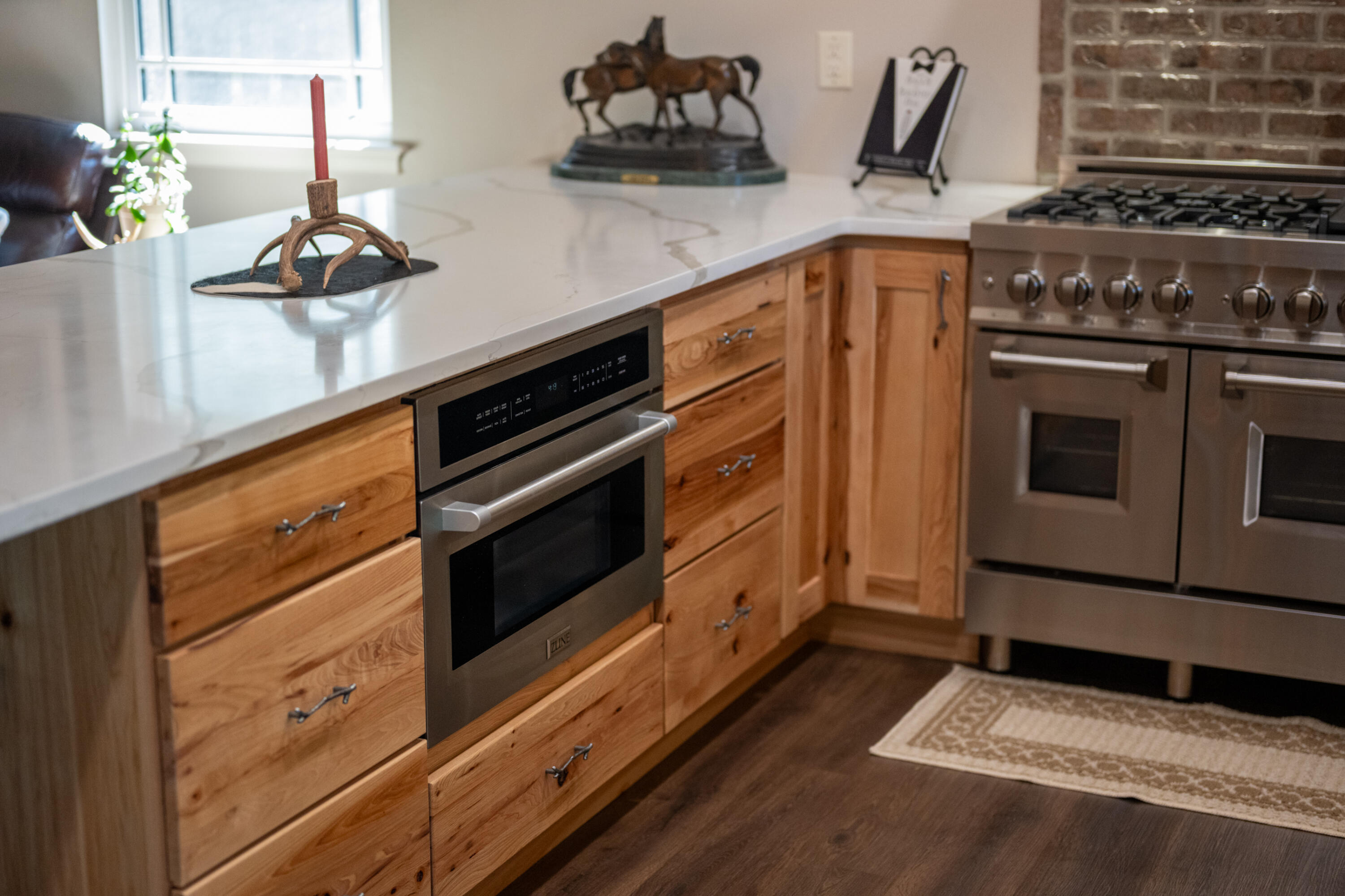 4600 Dixie Way Mims, FL 32754 - Photo 15 of 86 a kitchen with stainless steel appliances granite countertop a stove and a microwave