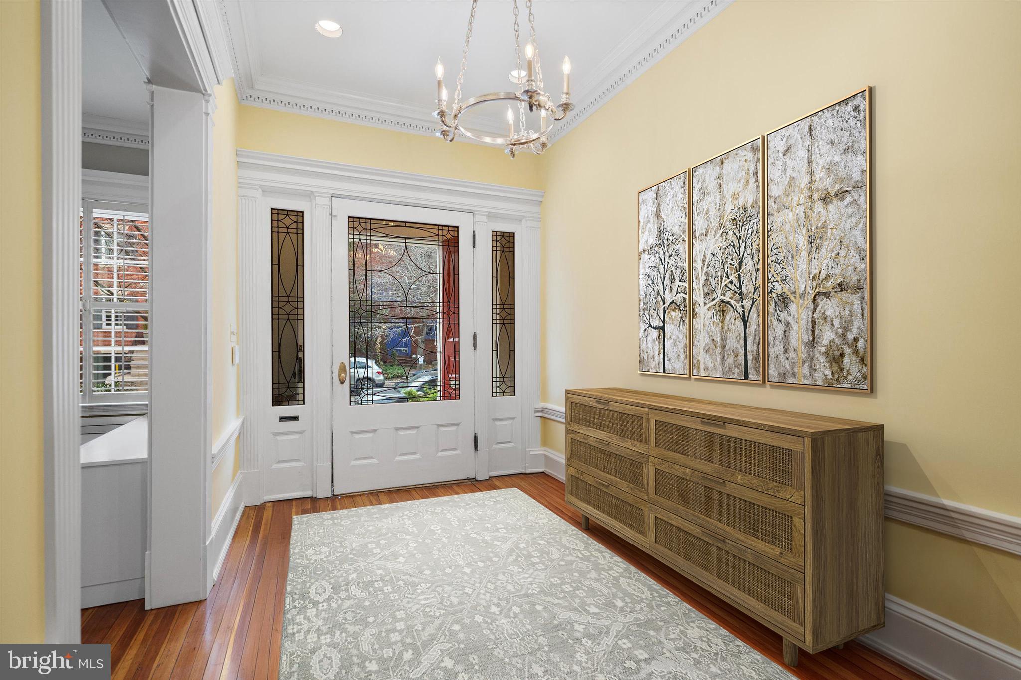 2134 R Street Northwest Washington, DC 20008 - Photo 4 of 36 Generous Foyer