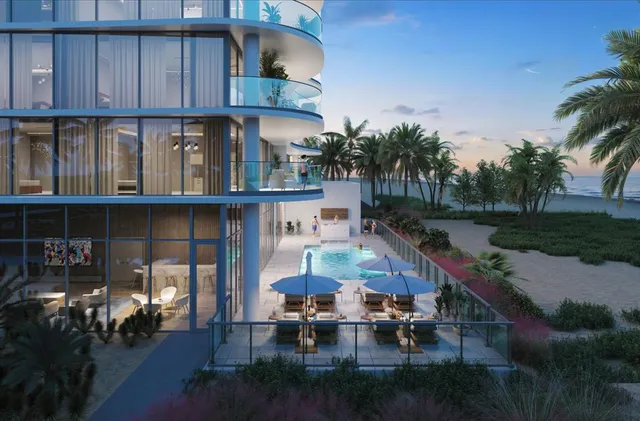 a view of house with outdoor space and sitting area