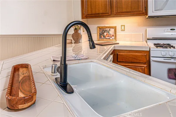 a close view of tap