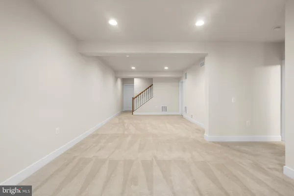a view of an empty room