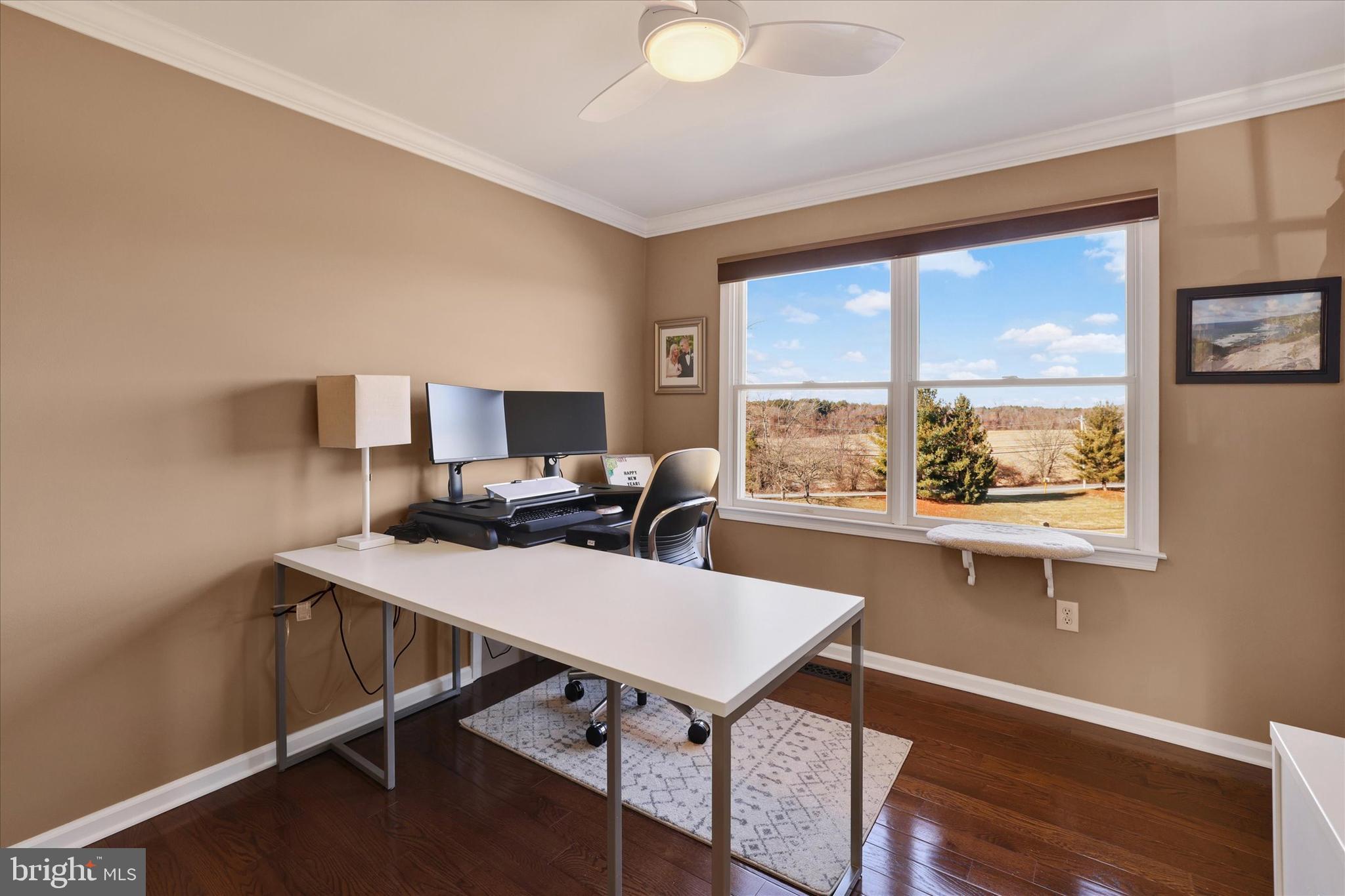 131 Hope Road Holland, PA 18966 - Photo 31 of 55 a view of a workspace with furniture and a window